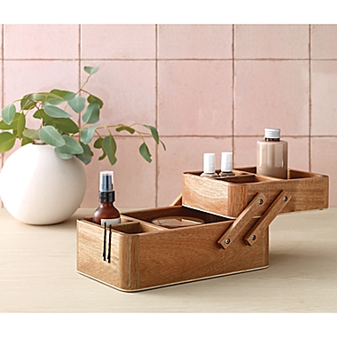 Haven&trade; Acacia Hinged Vanity Organizer. View a larger version of this product image.