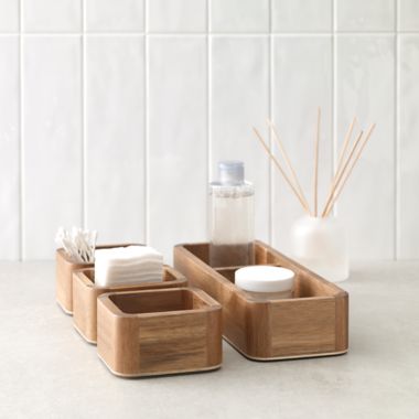 Haven&trade; Acacia 4-Piece Stacking Organizer Set. View a larger version of this product image.