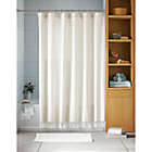 Alternate image 0 for Haven&trade; 72-Inch x 72-Inch Pique Organic Cotton Shower Curtain in Coconut Milk