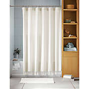 Haven&trade; 72-Inch x 72-Inch Pique Organic Cotton Shower Curtain in Coconut Milk
