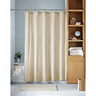 Alternate image 0 for Haven&trade; 72-Inch x 72-Inch Double Gauze Organic Cotton Shower Curtain in Pumice