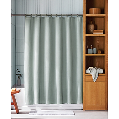 Haven&trade; 72-Inch x 72-Inch Mini Waffle Shower Curtain in Jadeite. View a larger version of this product image.