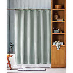 Haven™ 72-Inch x 72-Inch Mini Waffle Shower Curtain in Jadeite