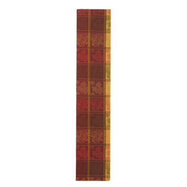 Pumpkin Cotton Jacquard 72-Inch Table Runner. View a larger version of this product image.