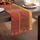 Alternate image 1 for Pumpkin Cotton Jacquard 72-Inch Table Runner