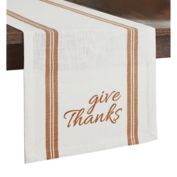 Harvest Give Thanks Border Table Runner
