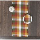 Alternate image 2 for Check Fringe 72-Inch Table Runner