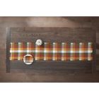Alternate image 3 for Check Fringe 72-Inch Table Runner