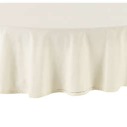 Harvest Hemstitch 70-Inch Round Tablecloth in Ivory