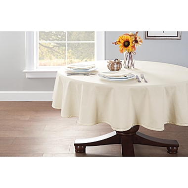 Harvest Hemstitch 70-Inch Round Tablecloth in Ivory. View a larger version of this product image.
