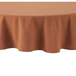 Harvest Hemstitch 70-Inch Round Tablecloth in Spice