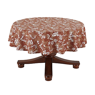 Autumn Foliage 70-Inch Round Tablecloth. View a larger version of this product image.