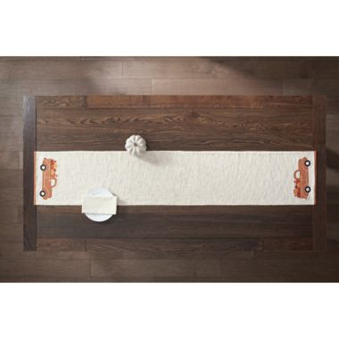 Truck Applique 72-Inch Table Runner. View a larger version of this product image.