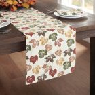 Alternate image 1 for Stamped Leaves Table Runner