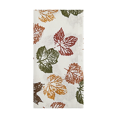 Stamped Leaves Napkins (Set of 4). View a larger version of this product image.