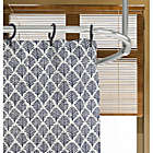 Alternate image 1 for Everhome&trade; 72-Inch x 72-Inch Henley Leaf Standard Shower Curtain in Maritime Blue
