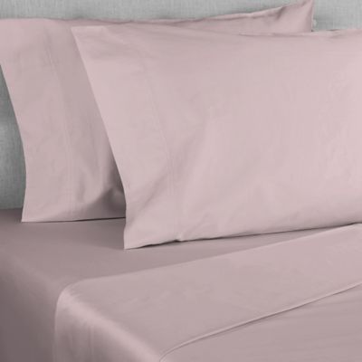 Nestwell&trade; Cotton Sateen 400-Thread-Count Twin XL Flat Sheet in Lilac