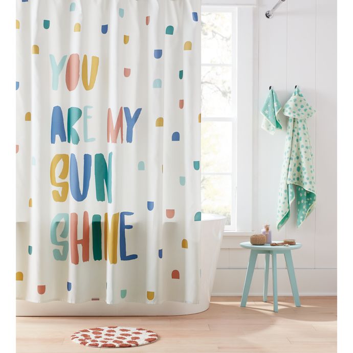 Marmalade™ 72Inch x 72Inch You Are My Sunshine Shower Curtain Bed