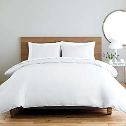 Nestwell&trade; Solid Sateen 2-Piece Twin Comforter Set in Bright White