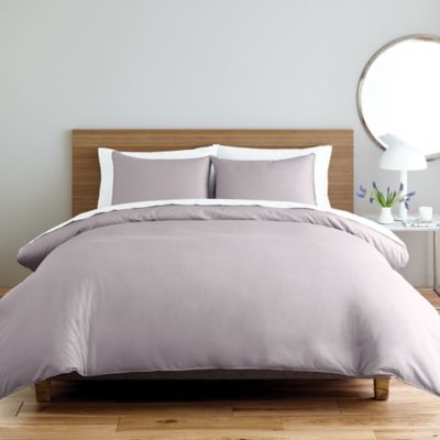 Nestwell&trade; Solid Sateen 2-Piece Twin Comforter Set in Lilac Marble