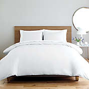 Nestwell&trade; Solid Sateen 3-Piece King Duvet Cover Set in Bright White