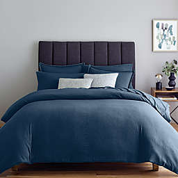 Nestwell™ Heathered Solid 3-Piece King Comforter Set in Navy