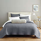 Alternate image 2 for Nestwell&trade; Pure Earth 3-Piece Organic Cotton King Quilt Set in Medium Stone