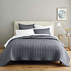 Alternate image 0 for Nestwell&trade; Pure Earth 3-Piece Organic Cotton King Quilt Set in Medium Stone