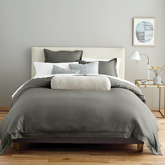Alternate image 1 for Nestwell™ Pure Earth™ Organic Cotton 3-Piece Full/Queen Duvet Cover Set in Dark Forest