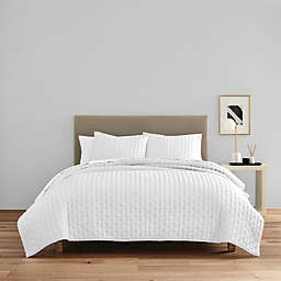 Nestwell™ Squares 3-Piece King Quilt Set in Bright White