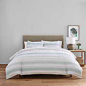 Nestwell&trade; Woven Texture 3-Piece Reversible King Striped Comforter Set