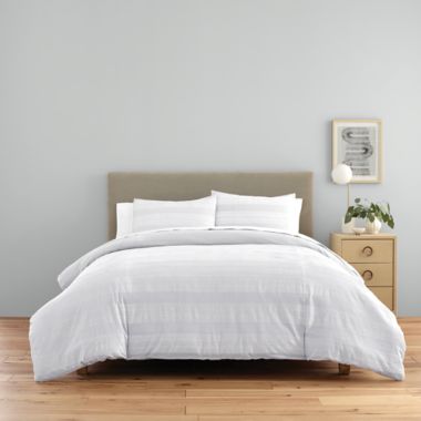 Nestwell&trade; Chenille Dobby Stripe 3-Piece Comforter Set. View a larger version of this product image.