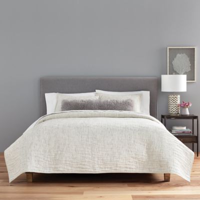 Nestwell&trade; Yarn-Dyed Melange Quilt Set in Grey