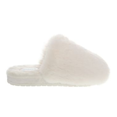 Nestwell&trade; Women's Medium Fur Fleece Memory Foam Slippers in Coconut Milk. View a larger version of this product image.