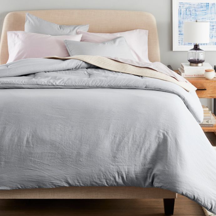 Nestwell™ Washed Linen Cotton Duvet Cover Set Bed Bath and Beyond Canada