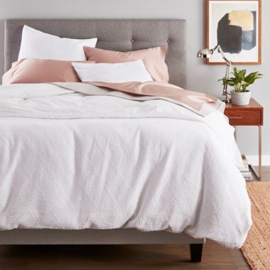 Nestwell&trade; Pleated Rhombus Bedding Collection. View a larger version of this product image.