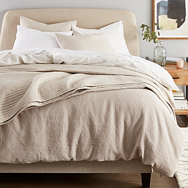 Nestwell&trade; Pleated Rhombus Bedding Collection. View a larger version of this product image.