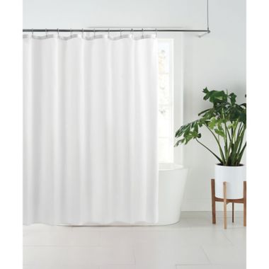 Nestwell&trade; 70-Inch x 72-Inch Fabric Shower Curtain Liner in White. View a larger version of this product image.