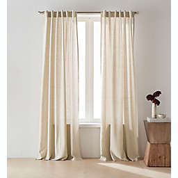 O&O by Olivia & Oliver™ Belgian 95-Inch Curtain Panel in Sand (Single)
