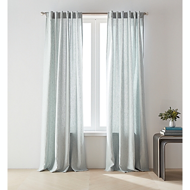 O&O by Olivia & Oliver&trade; Belgian 84-Inch Curtain Panel in Seaglass (Single). View a larger version of this product image.