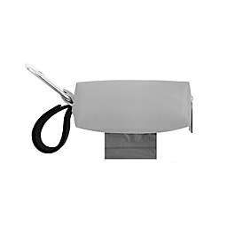 Oh Baby Bags Clip-On Faux Leather Wet Bag Dispenser in Grey