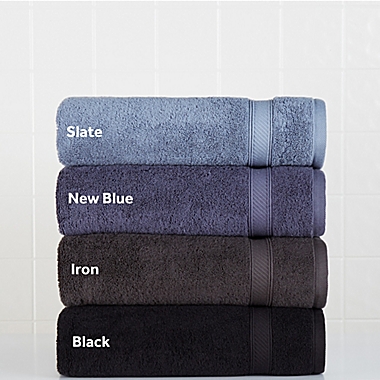 Nestwell&reg;  Hygro Cotton Hand Towel in Chrome/Grey. View a larger version of this product image.