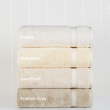 Nestwell&reg;  Hygro Cotton Hand Towel in Chrome/Grey. View a larger version of this product image.