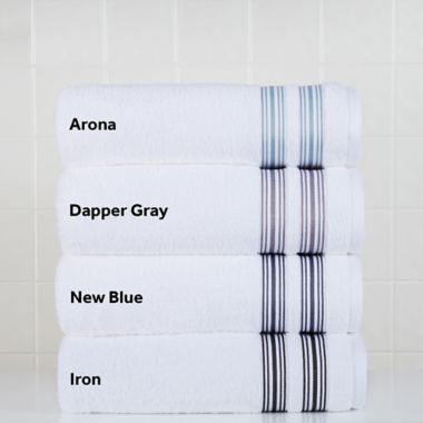 Nestwell&trade; Hygro Fashion Stripe Bath Towel in Fawn Mauve. View a larger version of this product image.