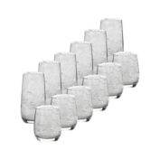 Our Table&trade; 12-Piece Curve Drinking Glasses Set