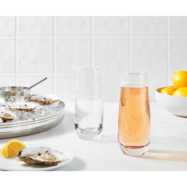 Our Table&trade; Stemless Champagne Flutes (Set of 4). View a larger version of this product image.