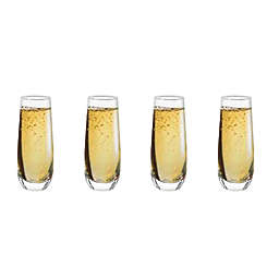 Our Table™ Stemless Champagne Flutes (Set of 4)