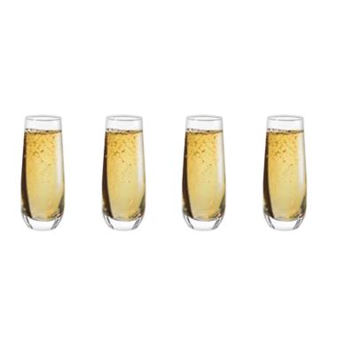 Our Table&trade; Stemless Champagne Flutes (Set of 4). View a larger version of this product image.