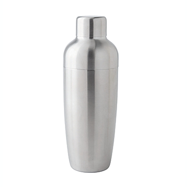Our Table&trade; Preston Stainless Steel Cocktail Shaker in Matte Silver. View a larger version of this product image.