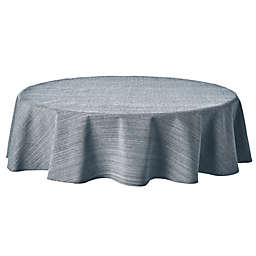 Our Table™ Textured 70-Inch Round Tablecloth in Navy